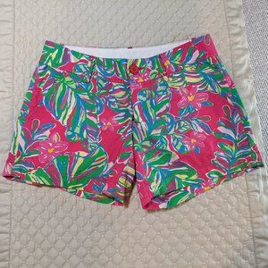 LILLY PULITZER The Callahan Shorts in Pomegranate Jungle Tumble Print NWOT - 2